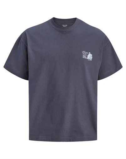 Jack & Jones - JORMaine Back Crew T-Shirt - Odyssey Gray